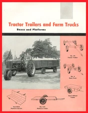 IH McCormick Farmall Tractor Trailers & Farm Trucks Cub Platform Carriers Wagons