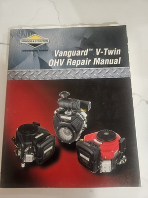 #ad Briggs And Stratton Vanguard V Twin Repair Manual Book $40.00
