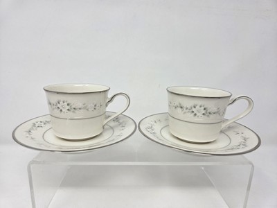 2 Noritake 7548 Heather Demitasse Cup and Saucer Sets