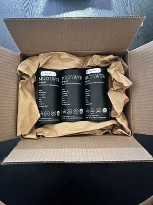3 Sealed MUD WTR Water Original 30 Serving Coffee Mushroom MUDWTR ex 12/26 - Image 1 of 2