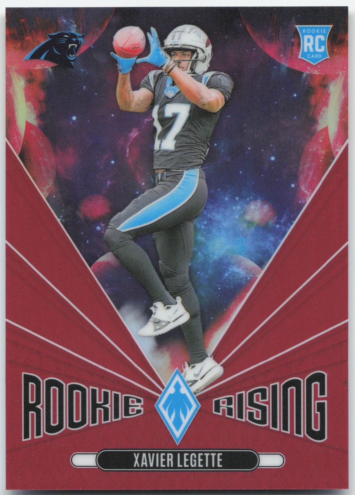 2024 Panini Phoenix #RR-XLE Xavier Legette Rookie Rising Red #/99