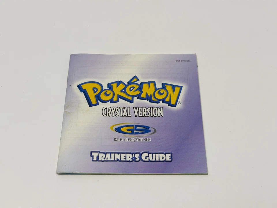 Pokemon Versión Cristal (Nintendo Game Boy Color) Completo en se{ies Caja ERROR Foto 2 de 4