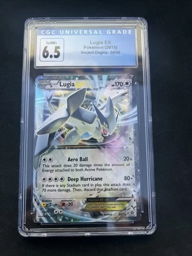 CGC 6.5 Lugia EX 2015 Ancient Origins 68/98 Holo Pokemon Card