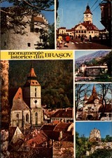 Monumente Istorice Din Brasov Brasov Transylvania Romania vintage postcard b822