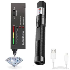 Diamond Tester,High Accuracy Diamond Tester Pen and Diamond Torch Jewelry Dia...
