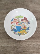 Vintage Oneida Deluxe 3243, Raggedy Ann  Andy Melamine 6 1/2" Bowl