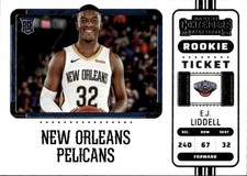 2022-23 Panini Contenders E.J. Liddell #124 New Orleans Pelicans 4D