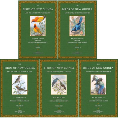 The Birds of New Guinea and the adjacent Papuan Islands (5 Volumes) Including ma