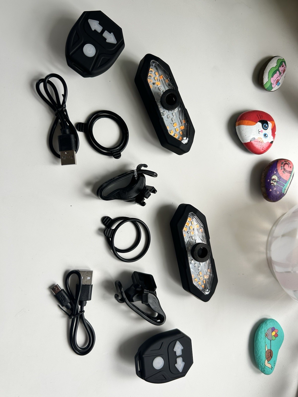 Feux arrière vélo LED clignotants étanches pour éclairage de sécurité