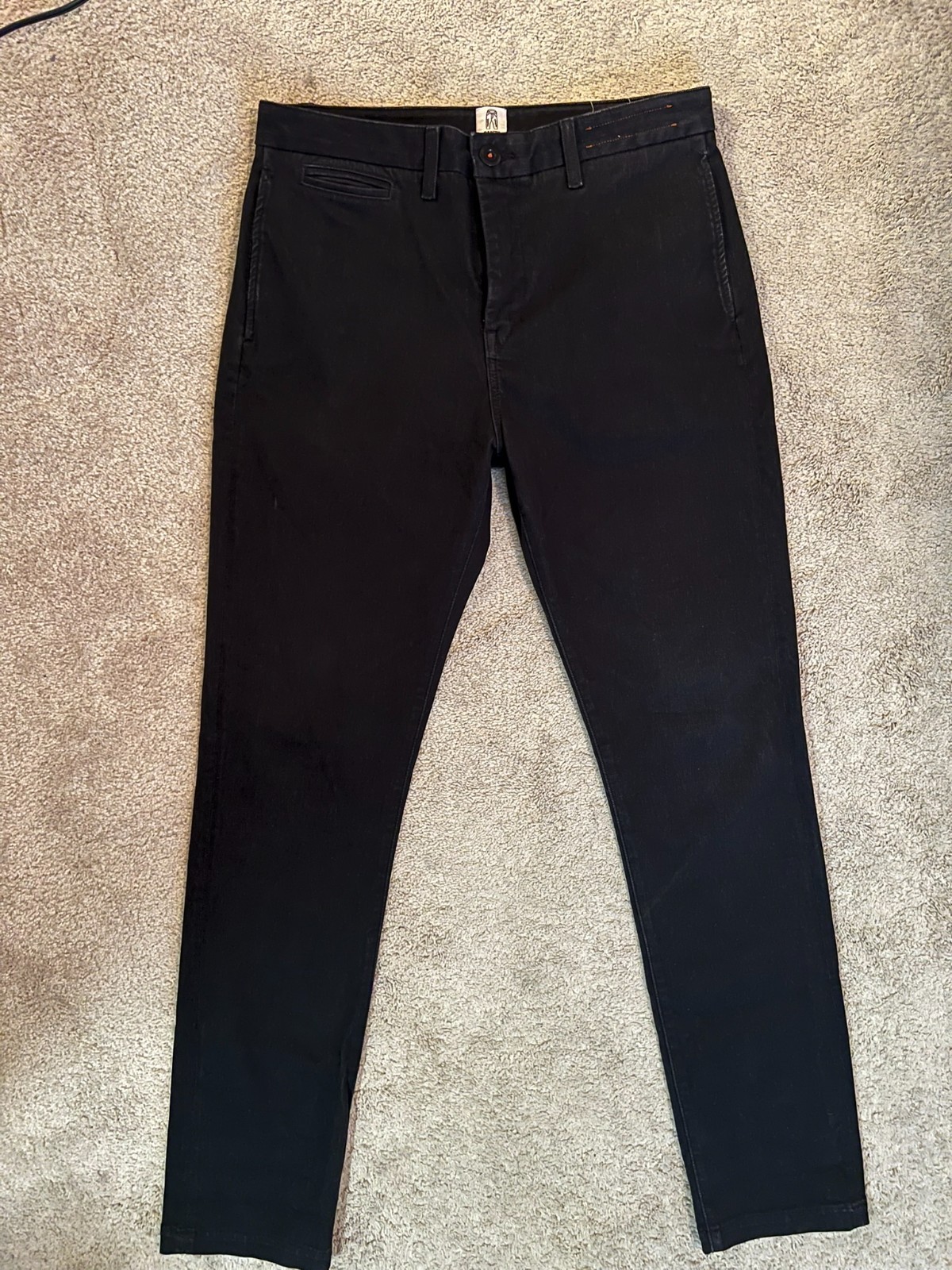 Kato The Axe Denit Chino - Black Size 31 Made in USA