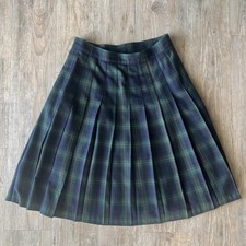 Vtg Petite Sophisticate Tartan Plaid Skirt Women Sz 10 Pleated Scottish Ireland
