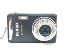 Pentax Optio V20 8MP Digital Camera Compact CCD Point & Shoot Silver 3x Zoom