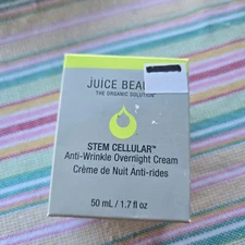 Juice Beauty STEM CELLULAR Anti-Wrinkle Overnight Face Cream 1.7 oz ~ New in Box