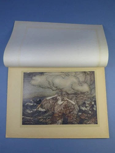 Arthur Rackham Book Of Pictures ~ Illustration Tipped-In Plate ~ 1st Ed 1913 #33