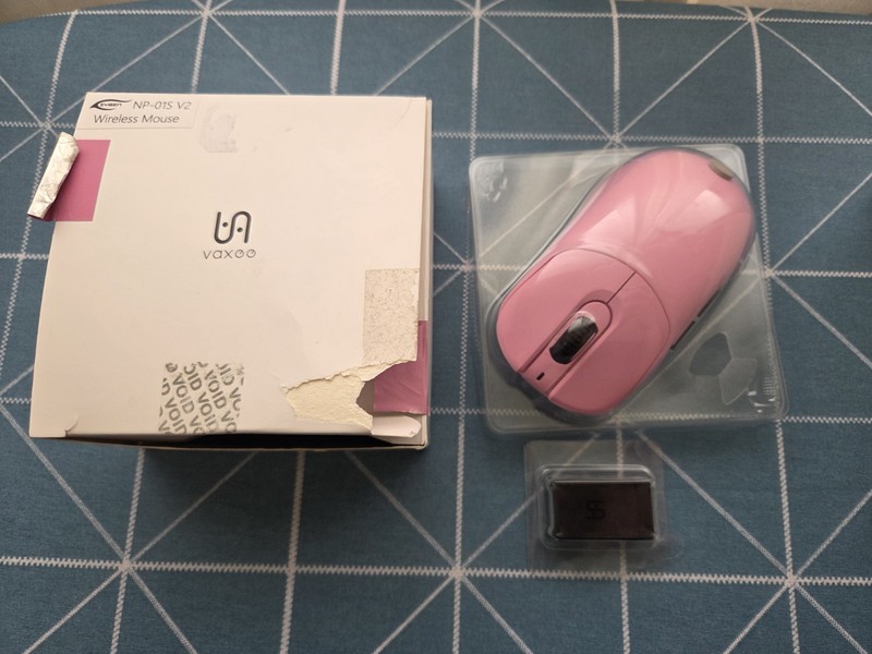 Vaxee NP01-S V2 Pink Wireless Gaming Mouse - No Cable