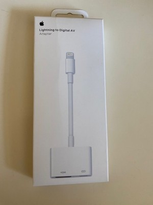 Genuine Apple Lightning to Digital AV HDMI TV Adapter Cable MW2P3FE/A 