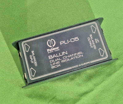 Palmer PLI-05 Trennübertrager / DI Box Aluminium *Tschüss Störgeräusche*