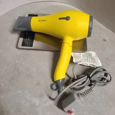 Drybar Baby Buttercup Travel Hair Blow Dryer- Yellow Dual Voltage- Excellent!