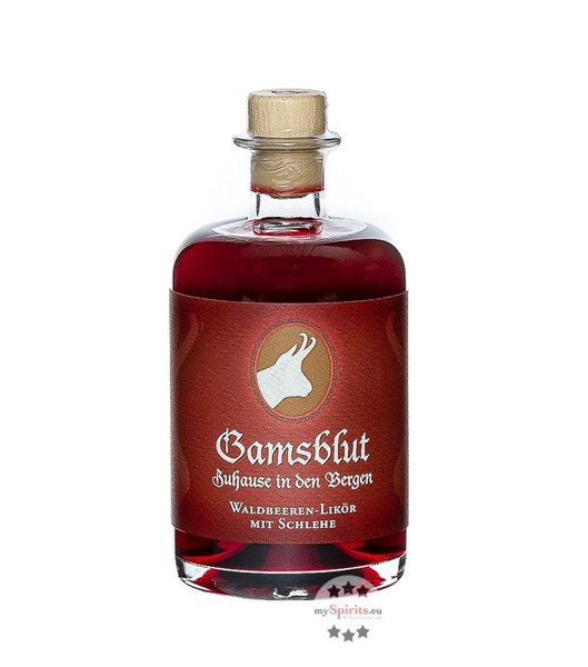 Prinz Gamsblut – Waldbeeren-LiköR Mit Schlehe / 23 % Vol. / 0,5 Liter-Flasche-image