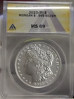 2023 (P) US Morgan .999 Silver Dollar ANACS MS69