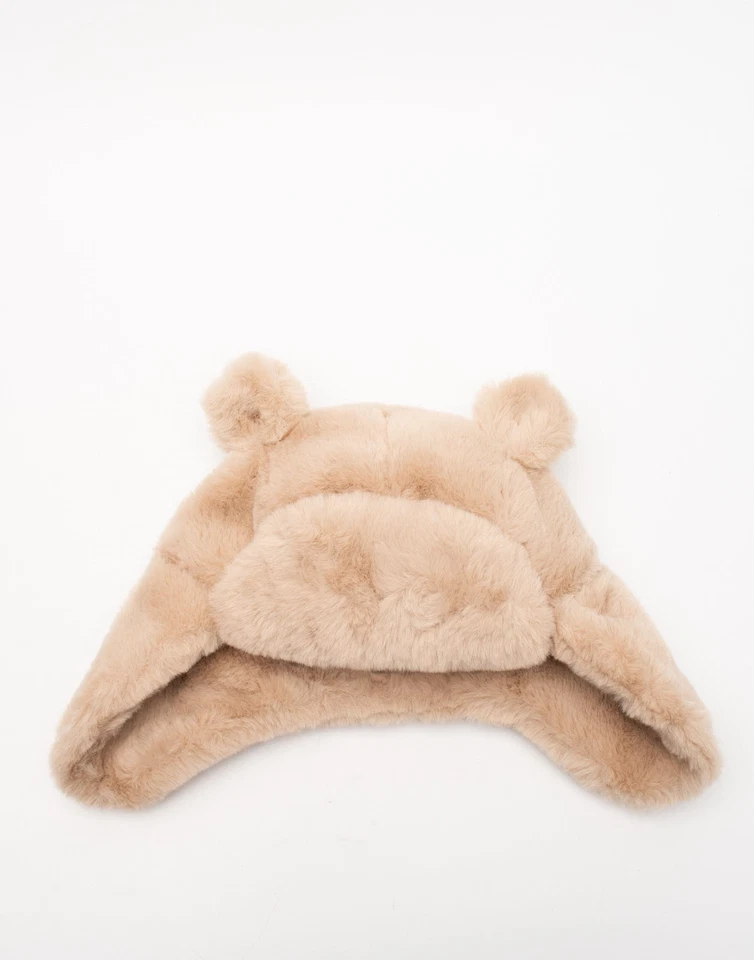 PVP €160 UGG Bebé Piel Sintética Bixbee Botines Mitones Tapper Sombrero Conjunto Talla 6-12M Logo Foto 3 de 4