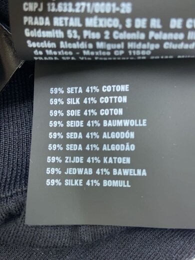 PRADA/25SS/Knit Polo/Knit Sweater (Lightweight)/Size 48/Cotton/NVY/DNA03H S000 1 thumbnail 4