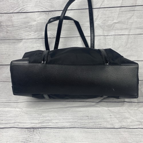 Brighton Heritage Stevie Everywhere Tote Bag Black Nylon Leather Shoulder Laptop - Bild 5 von 7