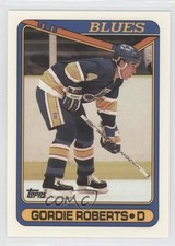 1990-91 Topps Tiffany Gordie Roberts #256 0a7