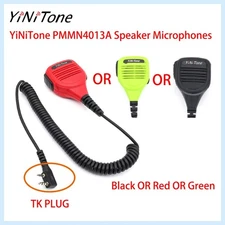 YiNiTone PMMN4013A TK 2Pin Radio Speaker Microphones with 3.5mm Audio Jack