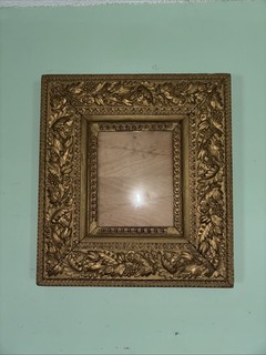 Victorian Antique Ornate Gold Wood Baroque Photo Frame