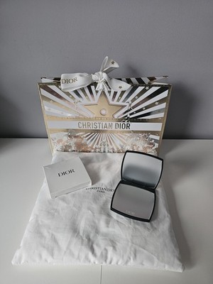 Dior Christian Dior Spiegel Taschenspiegel Etui Doppelspiegel Schwarz