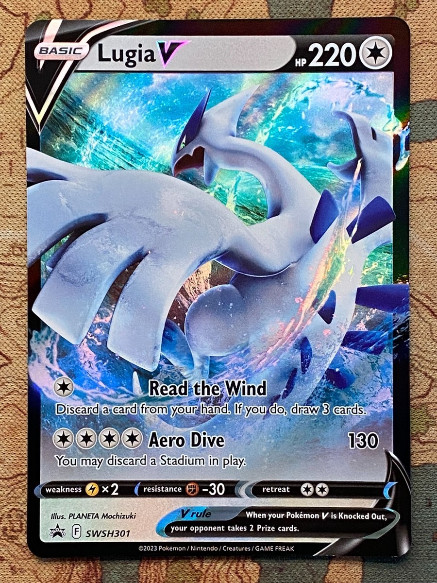 Pokemon Card TCG - Lugia V SWSH301 Promo Sword & Shield Black Star