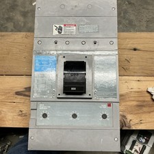 Siemens MD63F800 3 Pole 600V Circuit Breaker w/600A Trip Unit 4000-8000A Instant