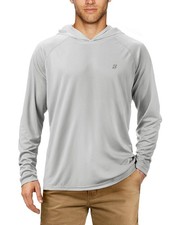 UPF 50 Fishing Shirts for Men Long Sleeve Sun Protection Lightweight Outdoor...