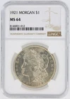 1921  Morgan Dollar NGC MS64 Philadelphia Minted Silver Dollar No Reserve