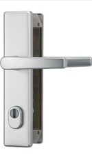 ABUS Tür-Schutzbeschlag HLZS814 F1 Sicherheitsbeschlag Haustür PZ Langschild