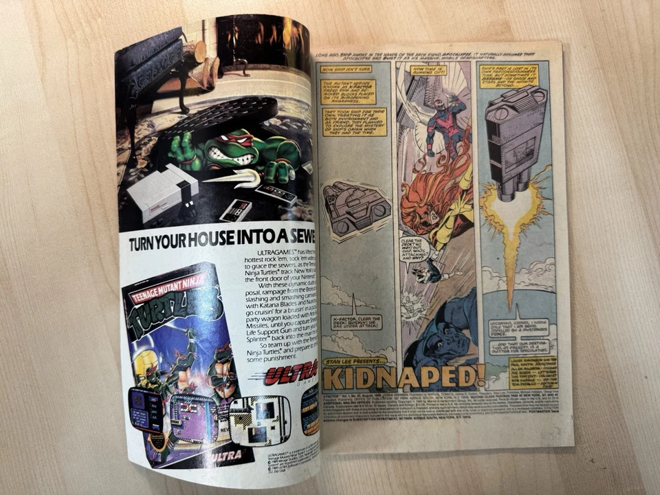 Lot 5x All Mark Jewelers 💎 Inserts, X-Factor #43 44 46 47 48 - Marvel 1989 - Image 3 of 4