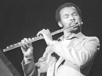 Hubert Laws performing in Berkeley California Circa 1976 Old Music Photo