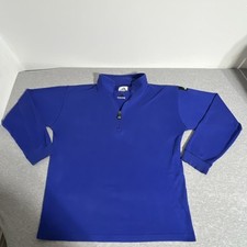 Vintage 90’s Adidas 1/4 Zip Pullover Blue Embroidered Womens Size Medium