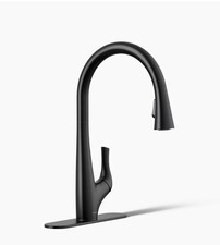 Kohler Bevin Pull Down Kitchen Sink Faucet - Matte Black - R43210-BL