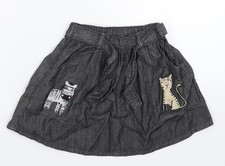 Girls UK Size 2-3 Years NEXT Flare Denim Skirt