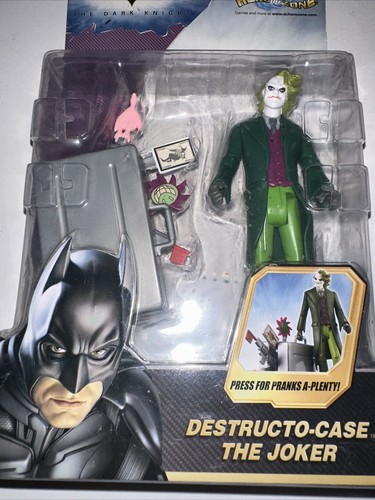 Batman The Dark Knight Joker Figure With Destructo Case DC Heath Ledger 2007 - Picture 2 of 17