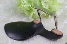 New ebony wood Violin Chin rest 4/4 Full size with Screw Bracket Violin parts