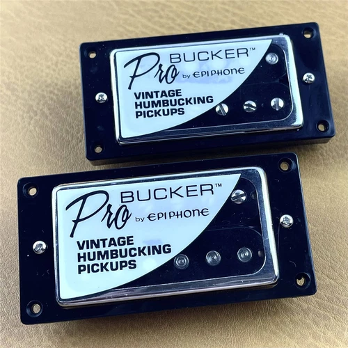 Pro Bucker Classic Plus Vintage Humbucker Pickups Chrome For Epiphone Les Paul