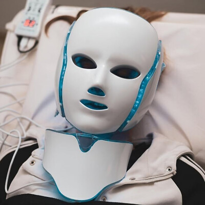 LED Gesichtsmaske Lichttherapie Maske 7 Farben LED Maske Gesicht Lichttherapie