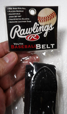 Ceinture Baseball Rawlings Pro-Stretch – Orange, Taille Unique Jeunesse (20-34"), Neuve