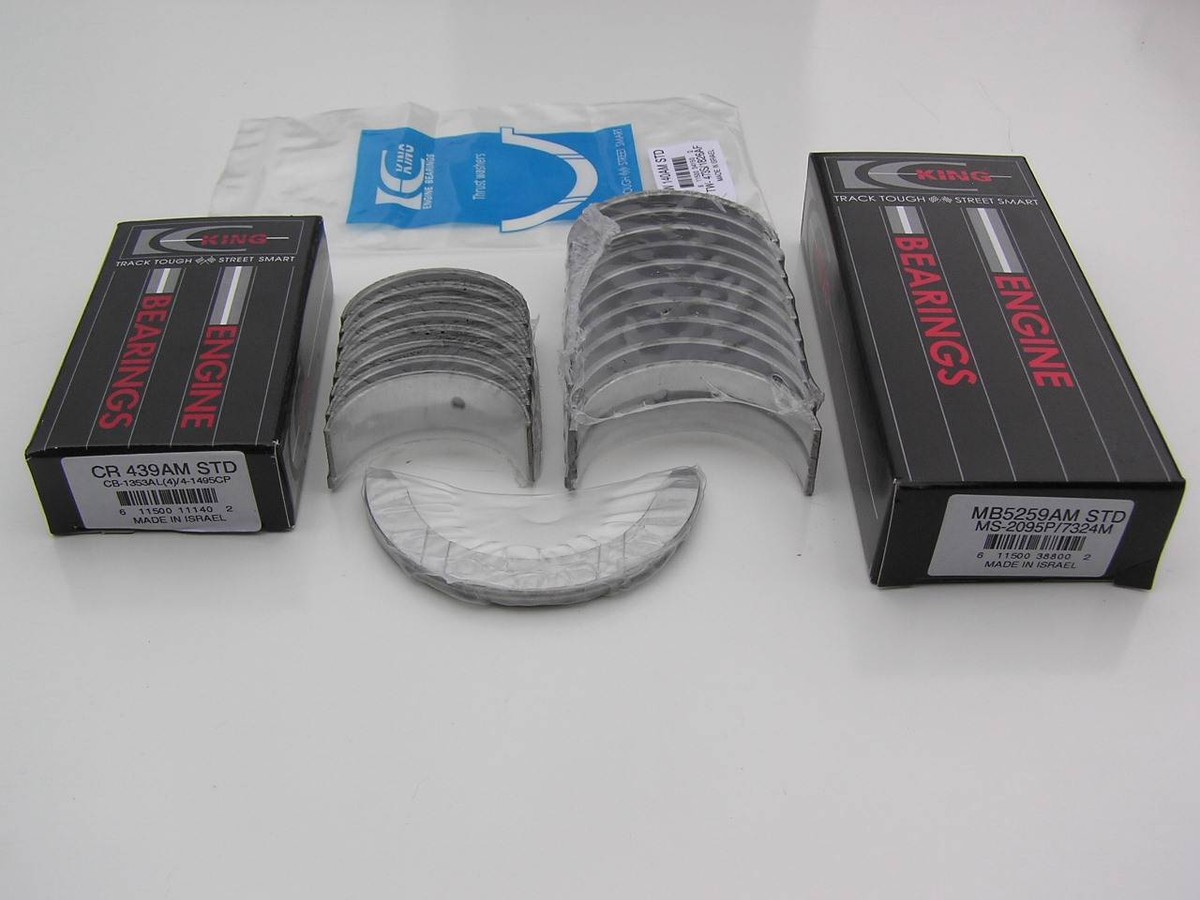 Jeu De Roulements De Bielle King Racing +0,25 Mm - Pour Moteur Honda VTEC B18C1 / B18C5