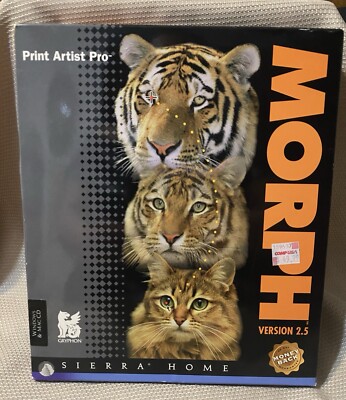 Morph Pro Print Artist Digital Program For Microsoft and Apple *** Vintage