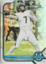 2022 Bowman Chrome University Chase Garbers Refractor SP RC Cal Golden Bears