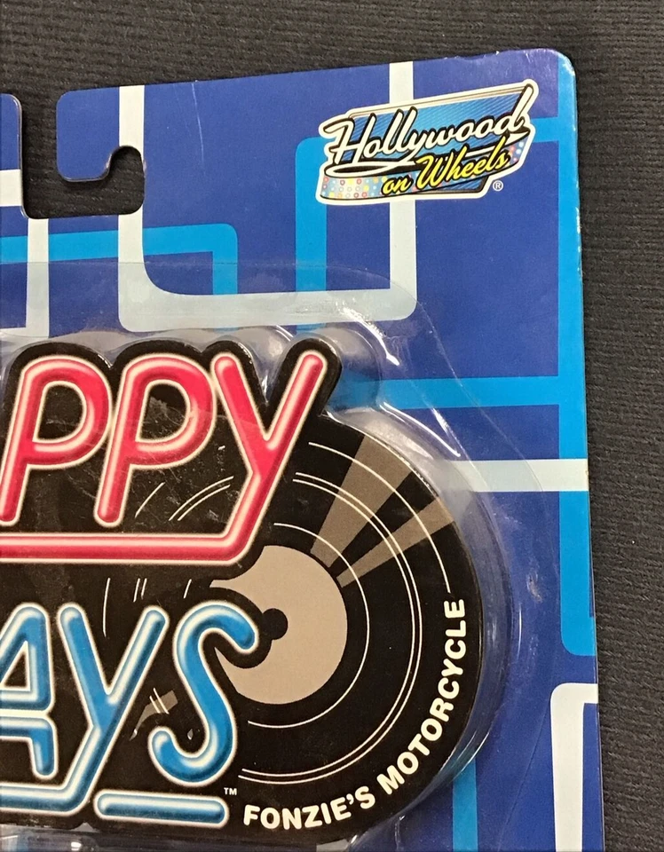 JOHNNY LIGHTNING HOLLYWOOD ON WHEELS 2003 HAPPY DAYS FONZIE'S MOTORCYCLE - Image 3 of 4